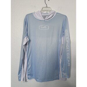 Billfish Gear Men's Big Tall Size 2XL hoodie Blue by fishermen for fishermen